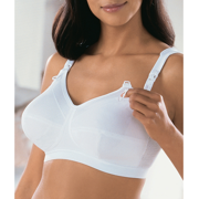 ANITA White Maternity Softcup Wire-Free Nursing Bra, US 34D, UK 34D, NWOT