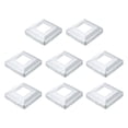 thumbnail image 1 of 8Pack Post Base Cover, 4.25x4.25 Metal Integral Style Post Skirt Porch Column Wrap(1.75x1.75), 1 of 6