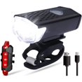 thumbnail image 1 of Bike Lights Front and Back Set,Bicycle Light Installs in Seconds Without Tools,Headlight & Tail Rear Light,USB Rechargeable Bicycle Lamp,Waterproof,LED Safety Flashlight Cycling Accessories, 1 of 7