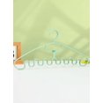 thumbnail image 4 of 3pcs Plastic Clothes Hanger, Minimalist Plain Multifunctional Clothes Hanger For Home, 4 of 5