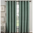 thumbnail image 3 of Greek Key Cotton Blend Extra Wide Grommet Curtain Panel Pairs, 3 of 5