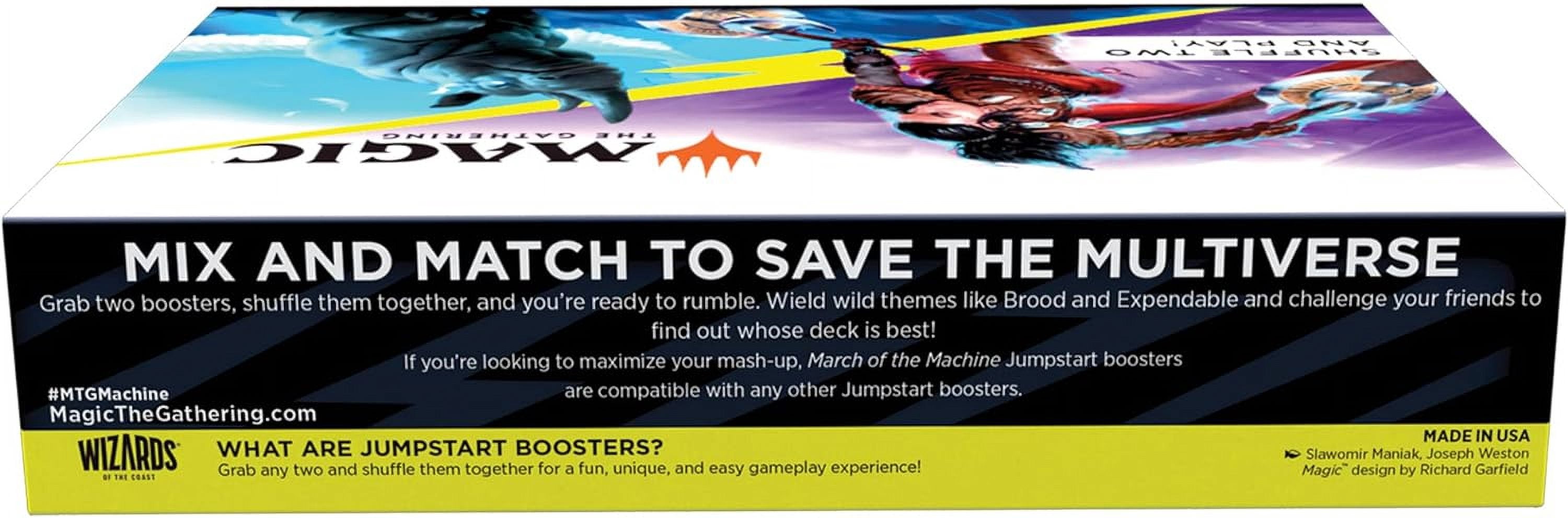 Magic: The Gathering March of the Machine Jumpstart Booster Box | 18 Packs (360 Magic Cards)