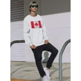 thumbnail image 2 of Canadian Flag Design Sweatshirt Men -Image by Shutterstock, Male x-Large, 2 of 4