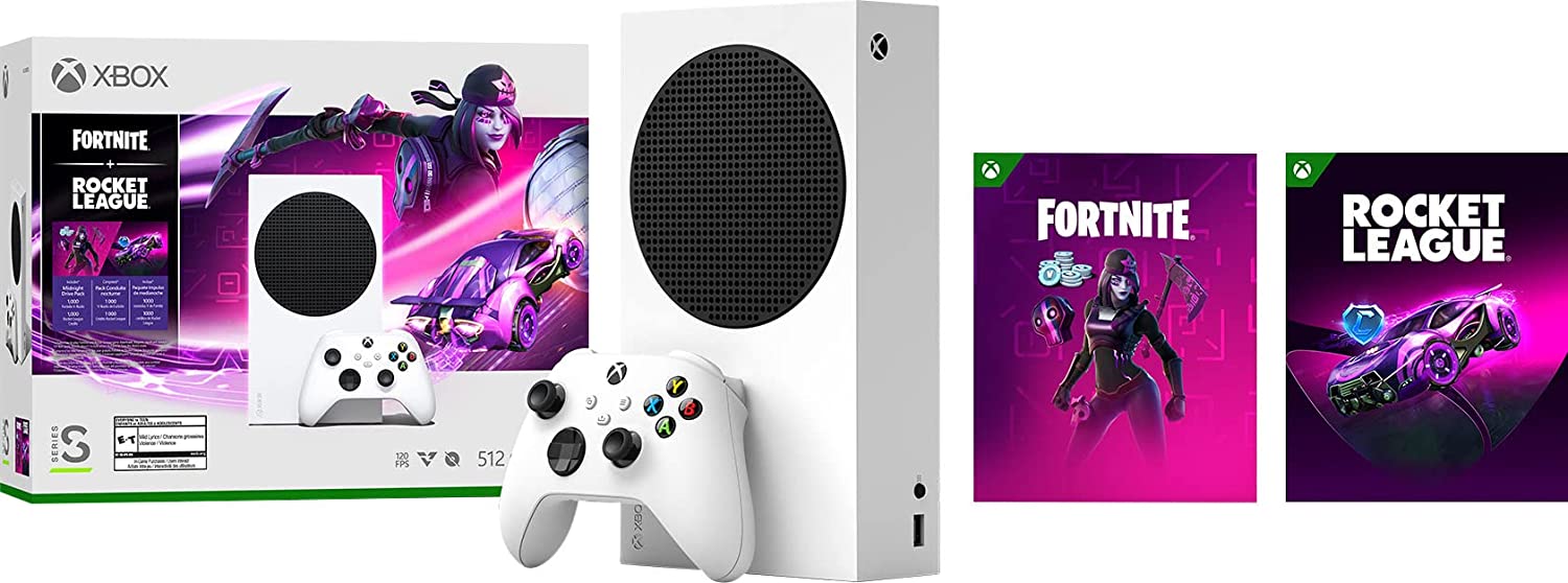  Microsoft Xbox Series S 512GB Game All-Digital Console + 1 Xbox  Wireless1 Controller, White - 1440p Gaming Resolution, 4K Streaming Media  Playback, WiFi (Renewed) : Video Games