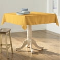 thumbnail image 2 of LA Linen Polyester Poplin Square Tablecloth, 58 by 58-Inch, Gold, 2 of 2