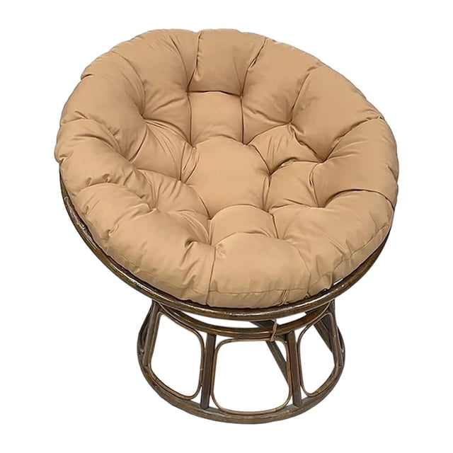 DOLITY Garden Chair Mat 40cm Hanging Basket Chair Cushion for Kitchen Rocking Chair Khaki