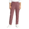 thumbnail image 2 of Corduroy Pants Women Fall Winter Comfortable Elastic Waist Straight Leg Work Pants with Pockets Lounge Trousers, 2 of 5