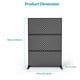 thumbnail image 4 of Yeshouse Biombo de acero galvanizado de alta resistencia, panel de cerca de 183 x 119 cm, divisor decorativo resistente a la intemperie y enrejado para plantas, ideal para patio y jardín, 4 of 9