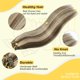 thumbnail image 5 of Extensiones de cabello humano real SAFIRENY con clip, 40 cm, 100 g, 5 of 7