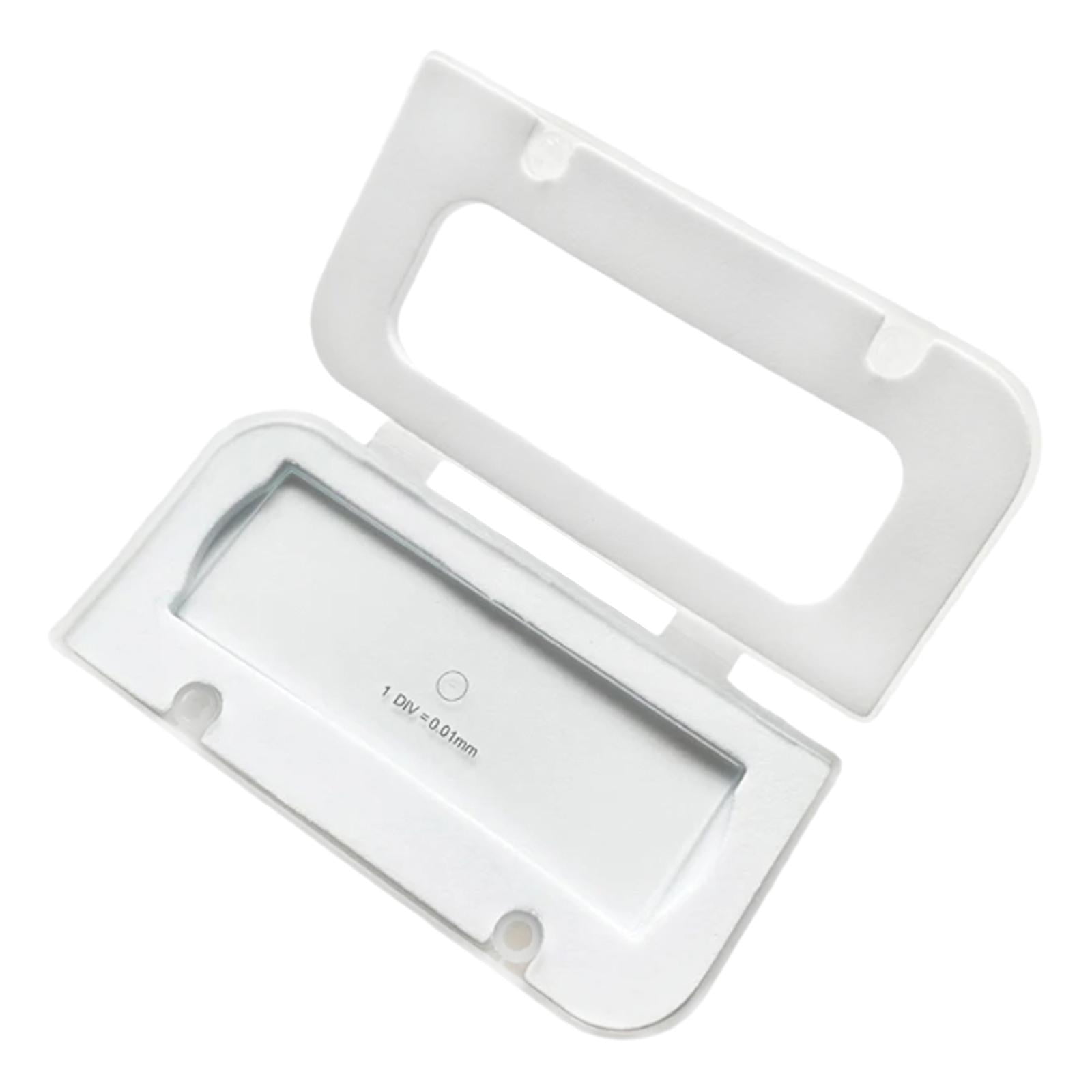Micrómetro Para Microscopio – Regla Calibración 0.01 Mm – Vidrio óptico – Diapositiva 25x75 Mm