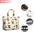 thumbnail image 2 of White Highland Cow Sunflower Hat Pattern Travel Tote Bags for Women Carry On,Large Weekender Bags for Women Travel,Multi Functional Duffle Bag for Work,Shopping,Sports, 2 of 5