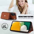 thumbnail image 3 of Samsung Galaxy A13 RFID Para Que Bloquea la Funda Protectora para Billetera Funda con Tapa Magnética Bolsillo con Múltiples Ranuras para Tarjetas con Correa para el, 3 of 7