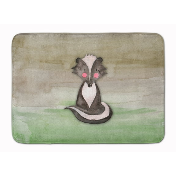 Badger Watercolor Machine Washable Memory Foam Mat