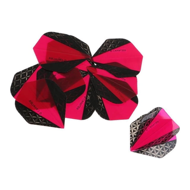 maskred Set of 10 Stylish Standard Shape Flights Tail Accessory for Games Red 1Set