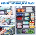 thumbnail image 2 of 1pcs Standing Kitchen Cans Dispenser Storage Organizer Bin for Canned Food Soups Soda Compact Vertical Holder Transparent can Dispenser Rack, 2 of 5