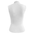 thumbnail image 5 of Landzoo Shirt For Women Solid Color Sleeveless Crew Neck Tees Summer Breathable Women T-Shirt Size M White, 5 of 6