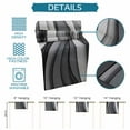 thumbnail image 7 of Table Runner Grey White Black Table Decoration for Kitchen Dinning Abstract Art Table Decoration for Indoor Outdoor Party Wedding Decor 13x72inch, 7 of 7