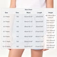 thumbnail image 4 of SROBPTY Teen Girls Summer Shorts Print Elastic Waist Breathable Denim Pants for 2-13Y, 4 of 5
