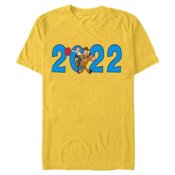 Disney and Pixar’s Toy Story Woody Jessie Bullseye 2022 - Short Sleeve Blended T-Shirt for Adults – Customized-Yellow