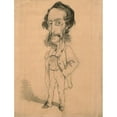 thumbnail image 3 of Monet, Claude 15x18 Black Modern Framed Museum Art Print Titled - Caricature of Mario Uchard, 3 of 5