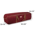 thumbnail image 2 of Covermates Keepsakes Garland Duffle Bag - Durable Polyester, Reinforced Handles, Fits up to 25 Foot Garland Depending on Thickness - Holiday Storage, Red, 2 of 9