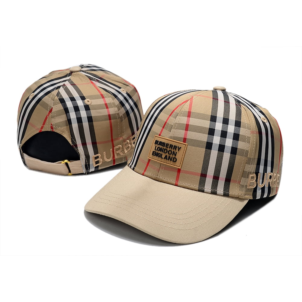 Sombrero De BURBERRY Mujer Primavera Verano Britanico A Cuadros TB Gorra De Beisbol Calle Moda Casual Version Coreana Sol Bodega Aurrera en linea