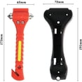 thumbnail image 2 of Martillos de emergencia con rompeventanas y cortador de cinturón de seguridad para coche, tamaño grande, 2 uds., 2 of 5