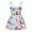 Pink, variant on Odeerbi 2025 Summer Toddler Baby Girls Sleeveless Sling Dress Graphic Print Children's Clothing