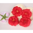 thumbnail image 3 of 10 rosas de seda artificiales de camelia para decoración de bodas y fiestas., 3 of 9
