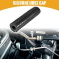 thumbnail image 2 of 1 unidad de tap?n de extremo de manguera de vac?o de entrada de tapa de refrigerante de silicona Universal de 6mm 0.24 "ID-coche para puerto de agua de vac?o de derivaci?n del calentador de refrigerante-negro de silicona Unique Bargains Tapa de manguera de silicona, 2 of 6