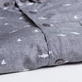 thumbnail image 5 of Visive Mens Big And Tall Short Sleeve Button Shirt, Printed Shark Shirts, 5 of 9