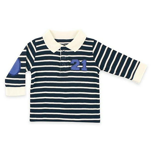 Babyvision Hudson Baby Size 6 9m 21, Baby Blue And White Rugby Shirt