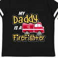 thumbnail image 4 of Inktastic My Daddy is a Firefighter with Fire Truck Boys or Girls Toddler T-Shirt, 4 of 5