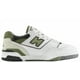 thumbnail image 2 of [BB550DOB] New Balance 550 Men's White Dark Olivine Sneakers *NEW*, 2 of 5