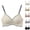Black, variant on Women's Push Up Wireless Bras Color Seamless Removable Padding Lift Support Sagging Comfortable