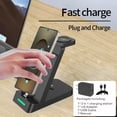 thumbnail image 4 of 3 in 1 Fast Charging Station for Samsung Galaxy Phones Watch Earbuds Charger, Android Charger Stand Dock for Samsung Galaxy S26 Ultra/S25/S24/S23/S22/21/20 Galaxy Watch Ultra 9/8/7/6/5/4, 4 of 8
