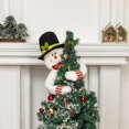 thumbnail image 4 of Tnobhg Christmas Tree Topper Cartoon Long Arm Santa Claus Snowman Reusable Holiday Decoration Xmas Tree Decoration Party Supplies, 4 of 8