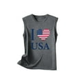 thumbnail image 3 of AOOCHASLIY American Flag Star Women Tops Womens Tank Tops Independence Day Graphic Tank Tops Summer Casual Loose Tanks Music Vacation Tank, 3 of 4