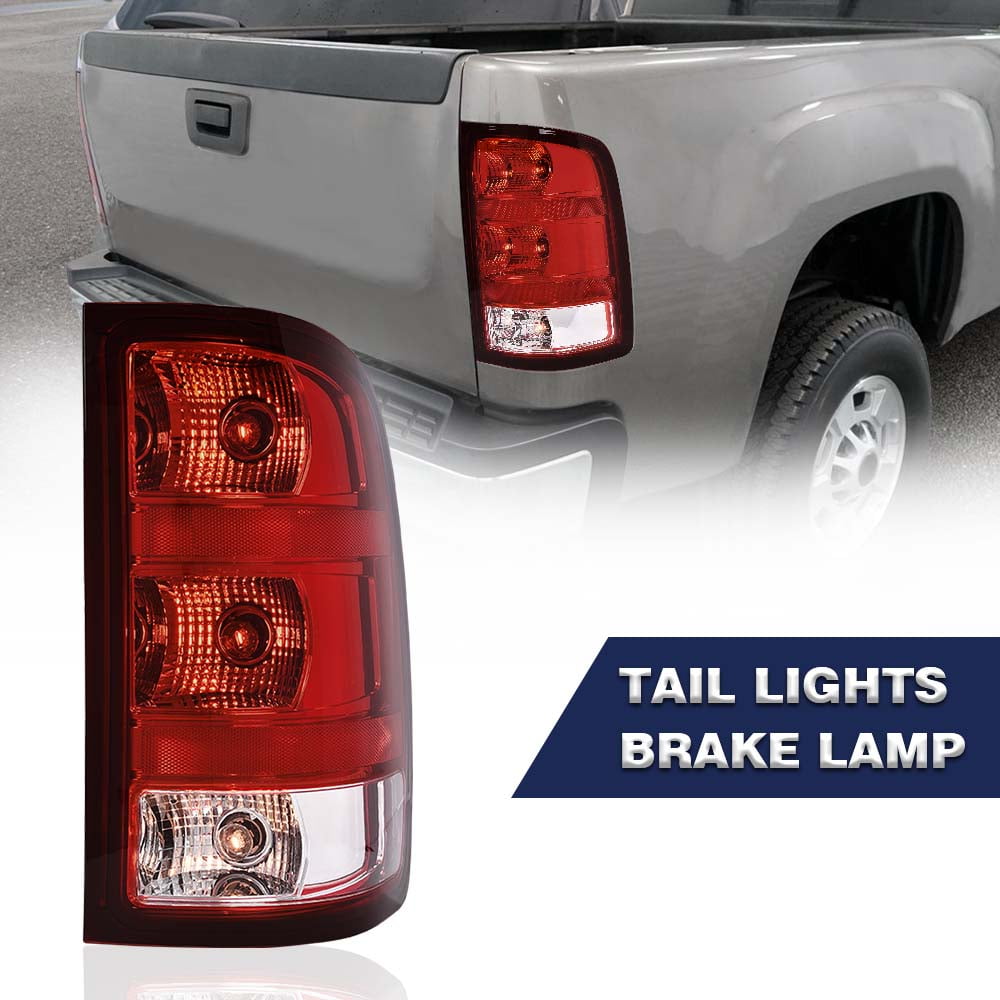 PIT66 Tail Light Fit For 07-13 GMC Sierra 1500 2500HD 3500HD Brake Lamp Passenger Side