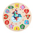 thumbnail image 2 of Fiudx juguetes para niños pequeños Reloj Digital de madera para niños, reloj despertador con cuentas, bloques de construcción, rompecabezas tridimensional, juguete que empareja, 2 of 7