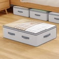 thumbnail image 4 of HaoXun Non-Woven Underbed Storage Bag with Perspective Window, Foldable Large Capacity Organizer for Closet, Under Bed, Home Organization, 4 of 9