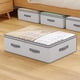 thumbnail image 4 of Bolsa de Almacenamiento Bajo la Cama de Tela No Tejida | Organizador Plegable para Ropa con Tapa de Cremallera | Asa Resistente | Caja Ordenadora para Armario, Estante, Mantas y Edredones, 4 of 9