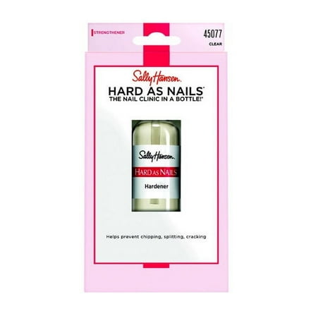 Sally Hansen Hard As Nails Nail Hardener, 0.45 fl oz, Clear Transparent 45077