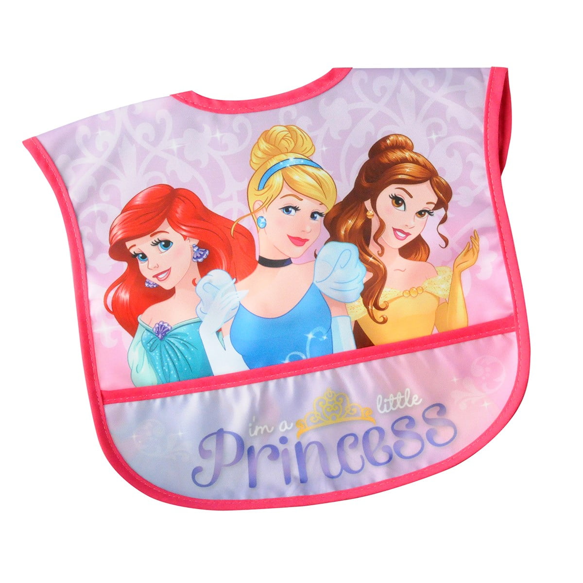 Disney Princess Single WaterResistant Toddler Bib