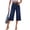 Dark Blue, variant on Jean Capri Gaucho Pants Paperbag Pant Work Pants Women Baggy Jeans Y2k Baggy Jeans Comfy Pants Women Summer Pants for Women Pull on Pants Jeans for Women Tapered Pants Black L