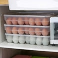 thumbnail image 4 of 34 Grid Egg Box Food Container Eggs Refrigerator Organizer Storage Box Crisper Picnic Egg Storage Box Camping Eggs Container, 4 of 7