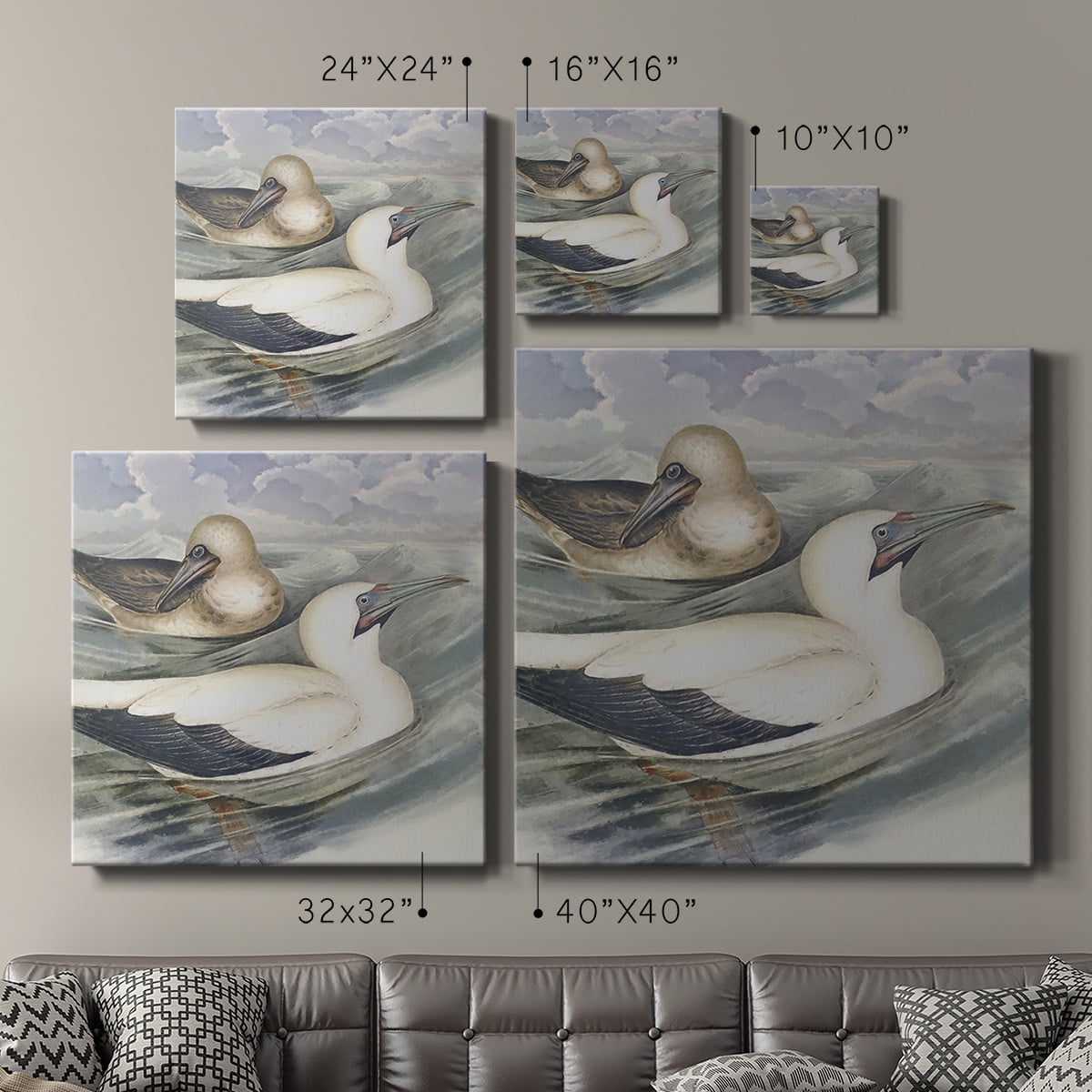Wexford Home Surf & Sand III-Premium Gallery Wrapped Canvas, 16" x 16" - Ready to Hang