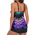 thumbnail image 3 of iTNHFP Plus Size Swimwear Women Two Piece Flowy Tankini Swimsuits with Boyshorts U Neck Swim Tank Tops Bathing Suits 2 Piece Swimwear 607, 3 of 5