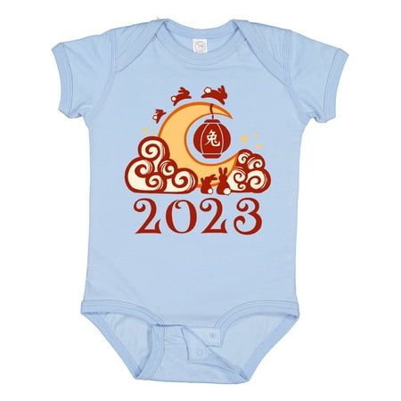 

Inktastic 2023 Chinese New Year Rabbit Gift Baby Boy or Baby Girl Bodysuit