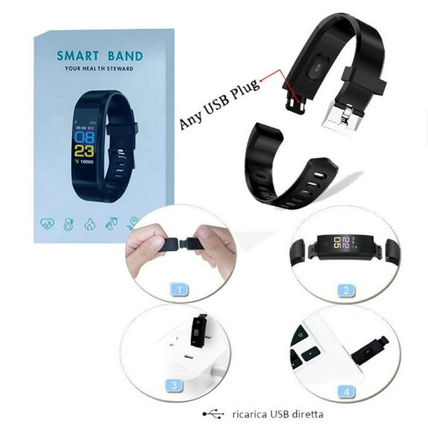 Cumplimiento a jurado himno Nacional Replacement Band for Fitness Tracker Bands ID115Plus-ID115 Plus Fitness  Band Watch Smart Bracelet Wristband for Men Women and Kids - Walmart.com